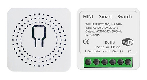 Smart Mini Switch Wifi De 1 Canal Pst-ap Smt 16a