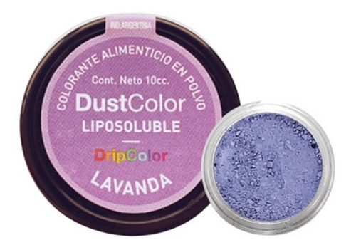 Imagen 3 de 5 de Colorante En Polvo Liposoluble Lavanda 10cc Dust Color