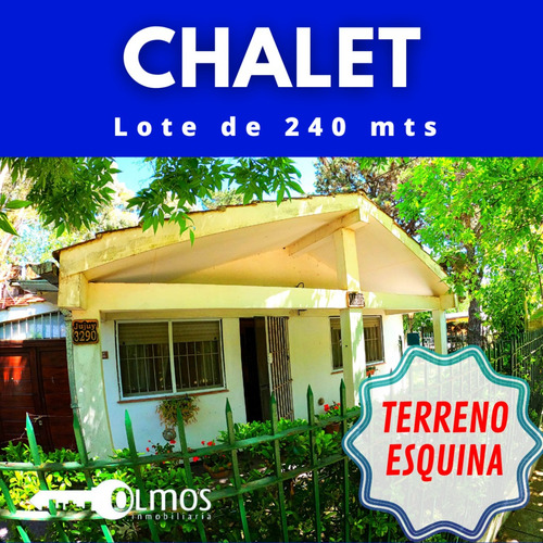 Chalet En Lote De 240 Mts, Esquina, Gas Natural