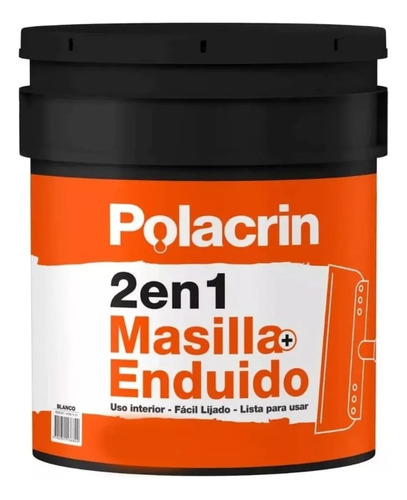 Masilla Enduido Polacrin 2 En 1 Duo 15 Kg 