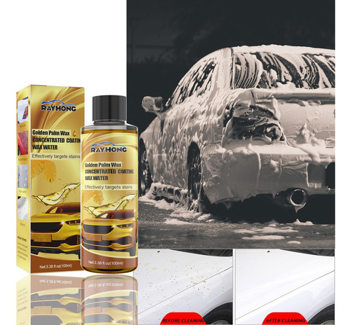Cera Para Lavado De Autos, Cera De Palma Dorada Para Automóv