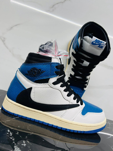 Jordan 1 High Travis Scott Fragment Azul (Usado)