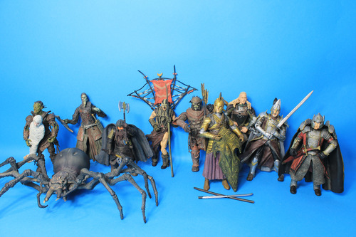 Bilbo Frodo Samwise Merry Pippin Lord Of The Rings Toybiz (Usado)