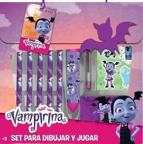 Vampirina Set Para Dibujar Y Pintar