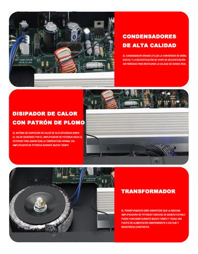 Bomge 326 Amplificador De Audio Para Auto Casa Bluetooth Color Negro
