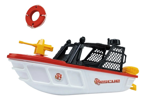 Kit Resgate: Avião + Barco Com Acessórios Brinquedo Infantil