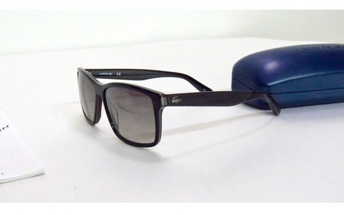 Lentes Gafas De Sol Lacoste L705s Bold Square 57mm Suns Color Black/Brown 001