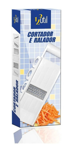 Cortador Ralador De Legumes Manual 8 Peças Original 123útil