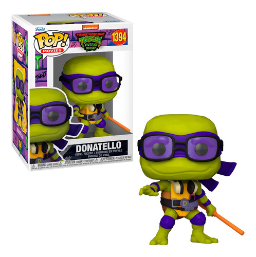 Tortuga Ninja Donatello Figura Funko Pop Original