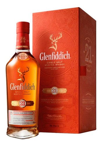 Whisky Glenfiddich Single Malt 21 Años 750 Ml