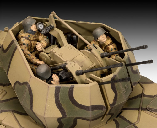 Tanque Flakpanzer Iv Whirlwind 1/35 Model Kit Revell