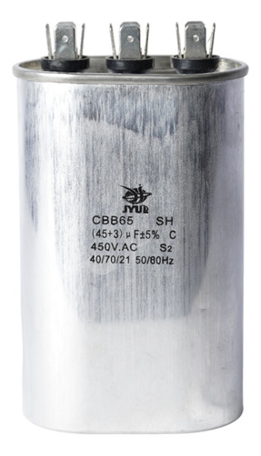 Capacitor De Partida 45+3mf - 3 Patas Aire Acondicionado