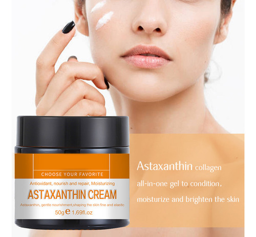 La Crema De Astaxantina O Suaviza La Piel, La Crema Facial Y