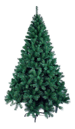 Árvore De Natal Verde 1,8m Com 600 Galhos Base Metal Cim