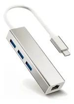 Comprar Adaptador Tipo C A Rj45 + 3 Puertos Usb 3.0 Mac Windows