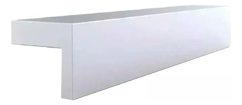 Manija Tirador Mueble Perfil L Ma1 128mm Aluminio Mate