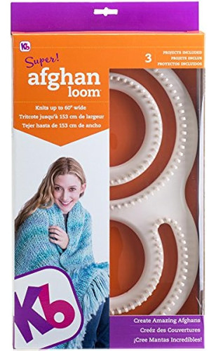 Telar Tejido Afgano Auténtico 198pines Forma S 152,4cm