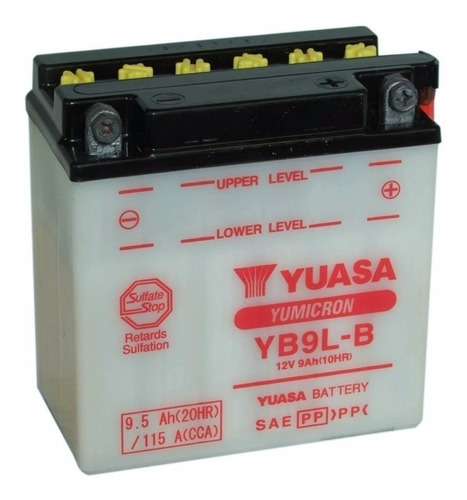 Bateria Yuasa Yb9l-b Sin Fluido Envio Obvio Solo Fas Motos