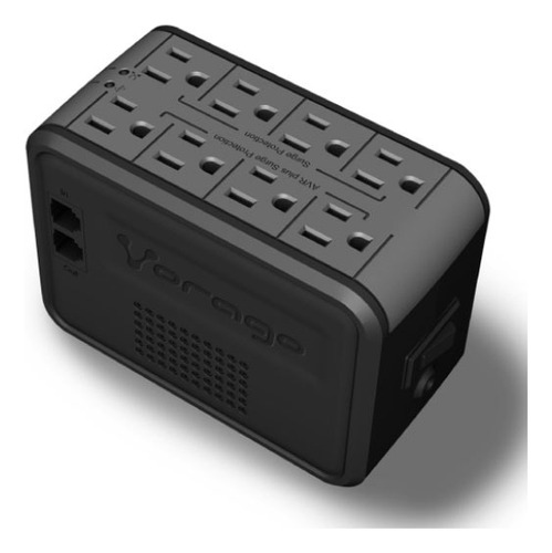 Regulador Vorago Avr-100 60hz 480w 8 Contactos Negro