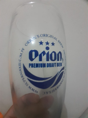 Imagen 2 de 4 de Vaso Cerveza Orion Premiun De Japon No Butweiser Pilsen