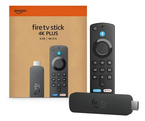 Streaming Amazon Fire Tv Stick 4k Plus Wi-fi 6 Ia Preto | MercadoLivre