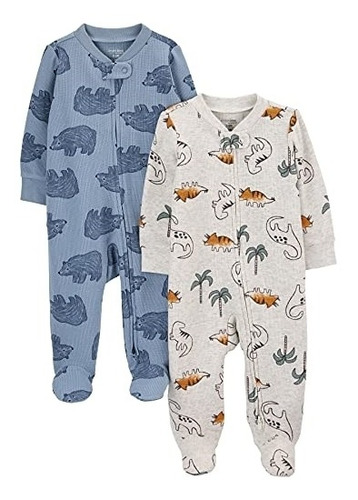 Ropa Para Bebé Paquete De 2 Pijamas  Talla Recien Nacido