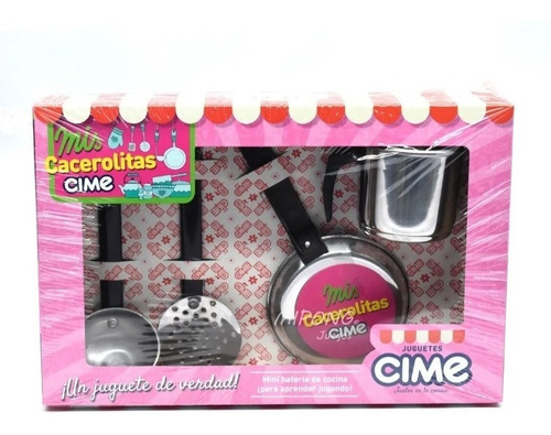 Mini Bateria De Cocina Mis Cacerolas Cime 4 Pzas Maternelle