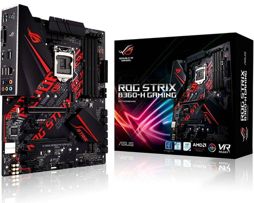 Placa-mãe Asus 1151 Strix B360-h Gaming /a
