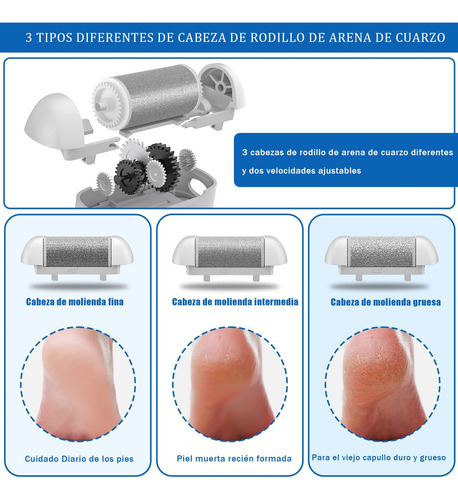 Lima Elétrica Para Pés, Kit De Pedicure Colecionável, Lima