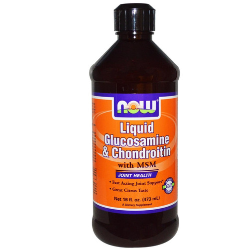 Now Foods Liquid Glucosamine & Chondroitin With Msm Citrus -