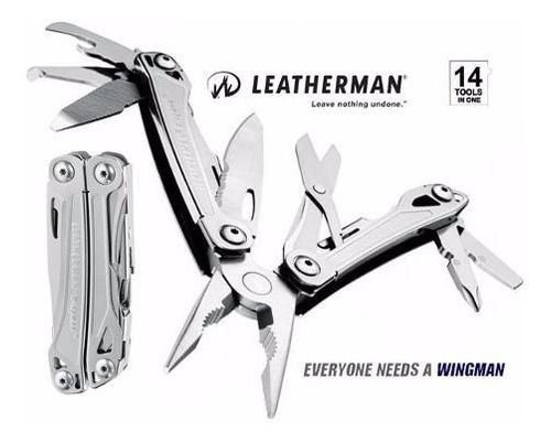 Leatherman Pinza Multiuso Modelo Wingman Art. 150466 14 Usos