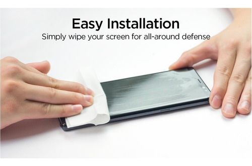 Imagen 5 de 9 de Protector De Pantalla Spigen Glas.tr Nano Liquid Americano