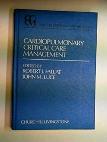 Libro Cardiopulmonar Critical Care Management De Robert Fall