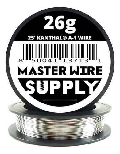 Kanthal - Cable De  26 A1-25 Pies - Pulgada-  Pulgadas - Mas