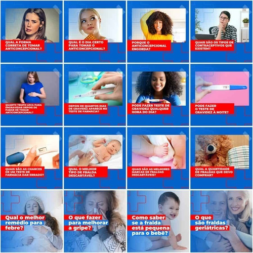 Post Canva Farmácia Drogaria Editáveis 200 Artes + Legenda