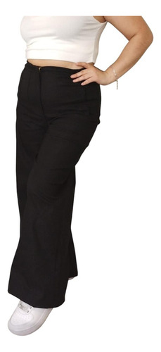 Pantalón Juvenil De Pinzas Holgado Para Mujer