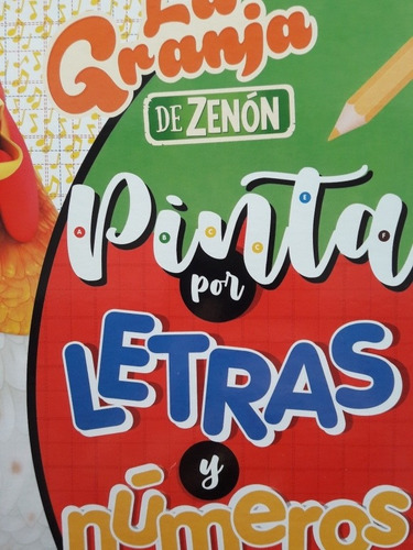 Revista Infantil La Granja De Zenón- Letras Y Números