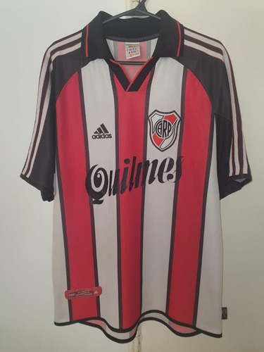 Camiseta River Plate adidas 2001 Tricolor Ortega Talle M