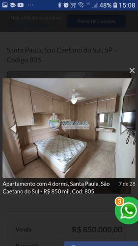 Imagem 20 de 26 de Apartamento Com 4 Dorms, Santa Paula, São Caetano Do Sul - R$ 900 Mil, Cod: 64613 - V64613