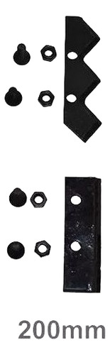 Faca P/ Broca Perfurador Solo Lâmina 200mm Duplo Kawashima