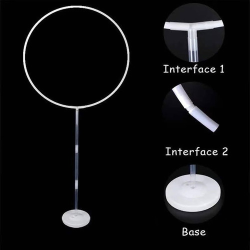 Base Para Globos Redonda - Arco Para Globos Pedestal 163 Cm