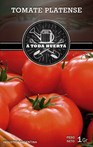Imagen 1 de 3 de Semillas Tomate Platense (muy Jugoso) X Sobre Huerta En Casa