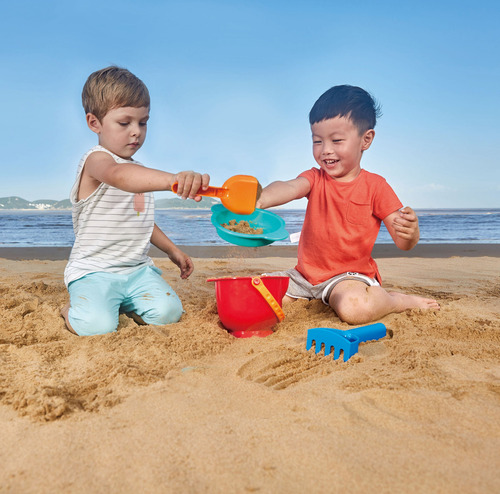 Juego De Juguetes De Playa Beach Basics, Que Incluye Balde,