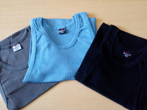 Imagen 4 de 8 de Camiseta Musculosa Morley Color Pack X12 Algodon Paytity