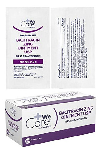 Dynarex Bacitracin Zinc Ointment Usp - Crema Para Quemaduras