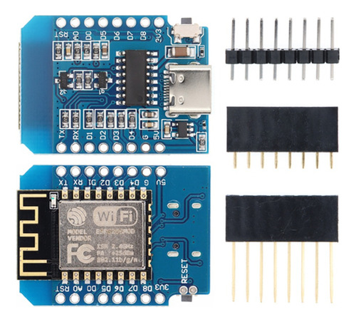 Mini D1 Tipo C Esp8266 Nodemcu Wifi 4mb Arduino Compatible