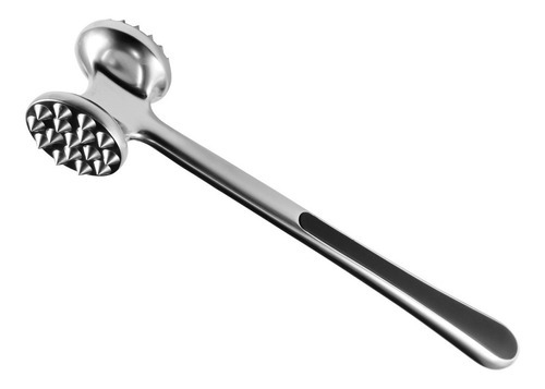 Martillo batidor zinco Unyhome profesional con mango de goma de doble cara de color plateado