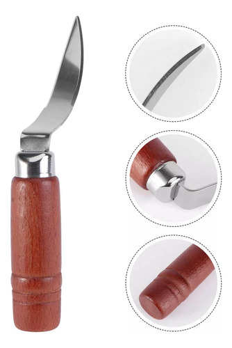 Abridor De Coco Y Cuchillo Para Carne De Cocina De Acero Ino