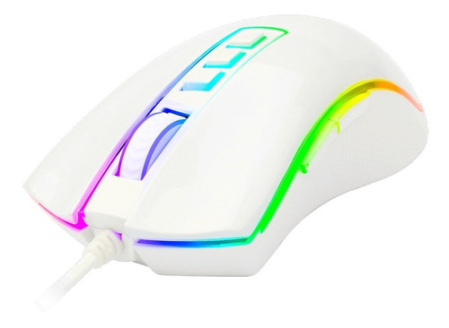 Imagem 7 de 8 de Mouse Gamer Redragon Cobra Lunar White Rgb M711w