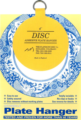 Colgante De Plato Invisible De 10 Cm Para Discos Flatirons